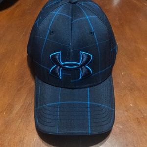 Blue under armour hat